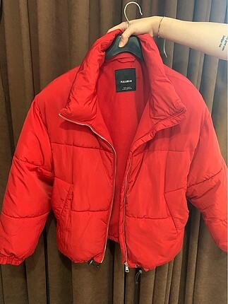 Pull bear kırmızı mont
