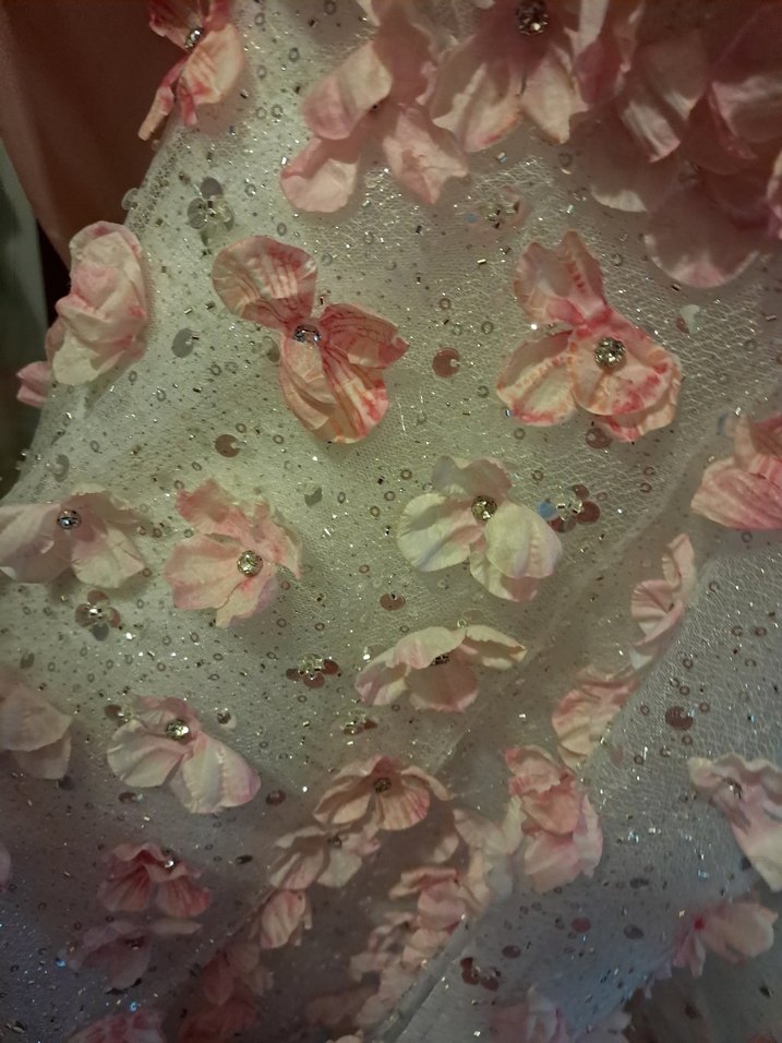 Pembe Abiye Elbise - Görsel 4