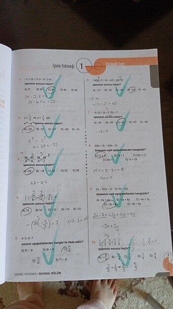  Beden Kpss ortaöğretim ve önlisans matematik test kitabı 