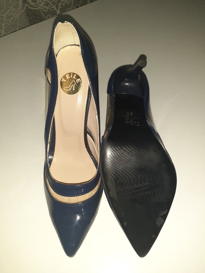 Mavi Rugan Tokalı Stiletto - Görsel 2