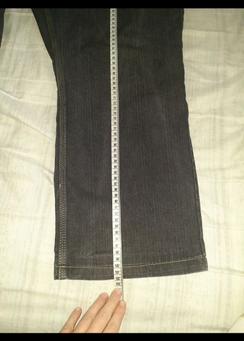 Gri Kahverengi Kemerli Midi Kot Pantolon - Görsel 3