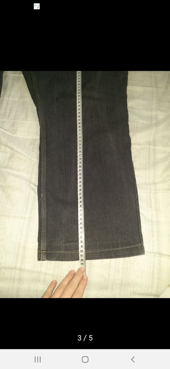 Gri Kahverengi Kemerli Midi Kot Pantolon - Görsel 3