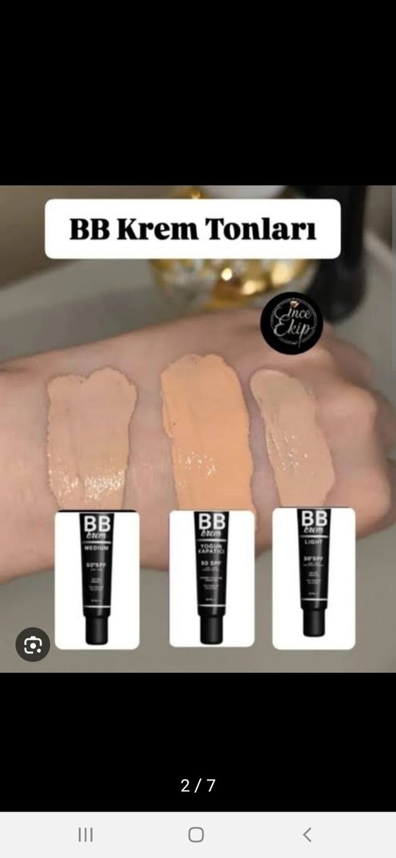 Homem BB Krem - Koyu Ton, SPF 50 Koruma - Görsel 2