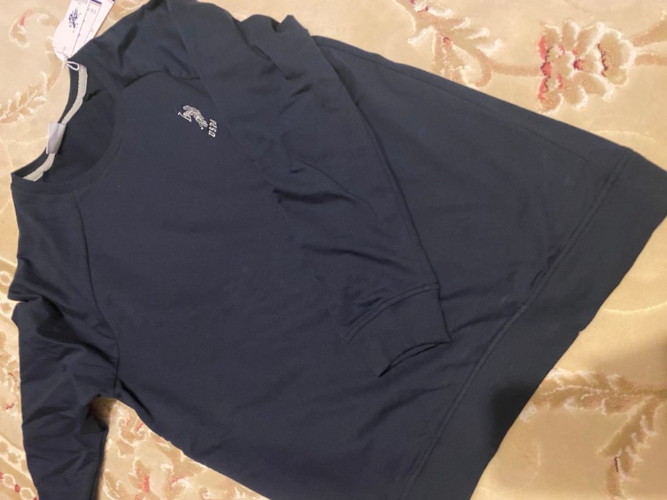 USPA Lacivert Erkek Sweatshirt - Görsel 4