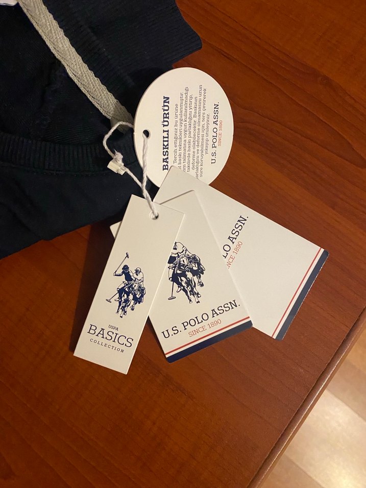 USPA Lacivert Erkek Sweatshirt - Görsel 2