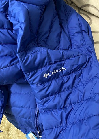 Orijinal Columbia Erkek Mavi Fermuarlı  Mont - Görsel 4