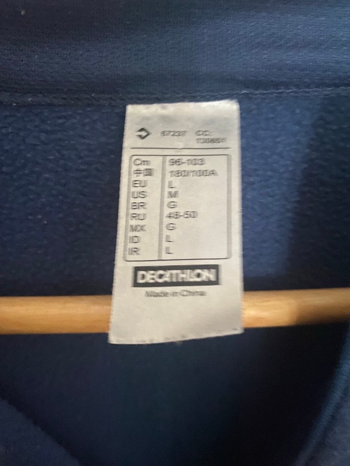 Erkek Lacivert Fermuarlı Sweatshirt - Görsel 2