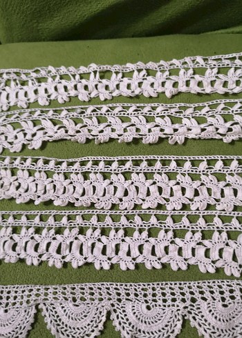 6 parça elişi dantel - Görsel 3