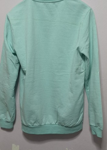 Koton Turkuaz Kadın Sweatshirt Uzun Kollu - Görsel 2