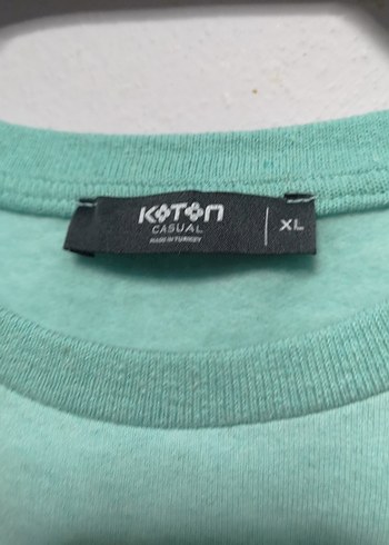 Koton Turkuaz Kadın Sweatshirt Uzun Kollu - Görsel 4