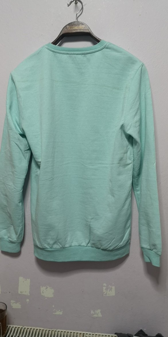 Koton Turkuaz Kadın Sweatshirt Uzun Kollu - Görsel 2