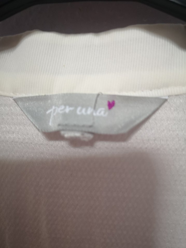 Düğmeli Beyaz Kadın V Yaka Gömlek - Görsel 5