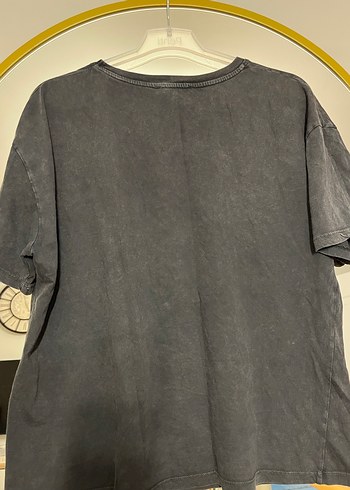 Addax Bohem Gri Baskılı Kadın Tişört - Görsel 4