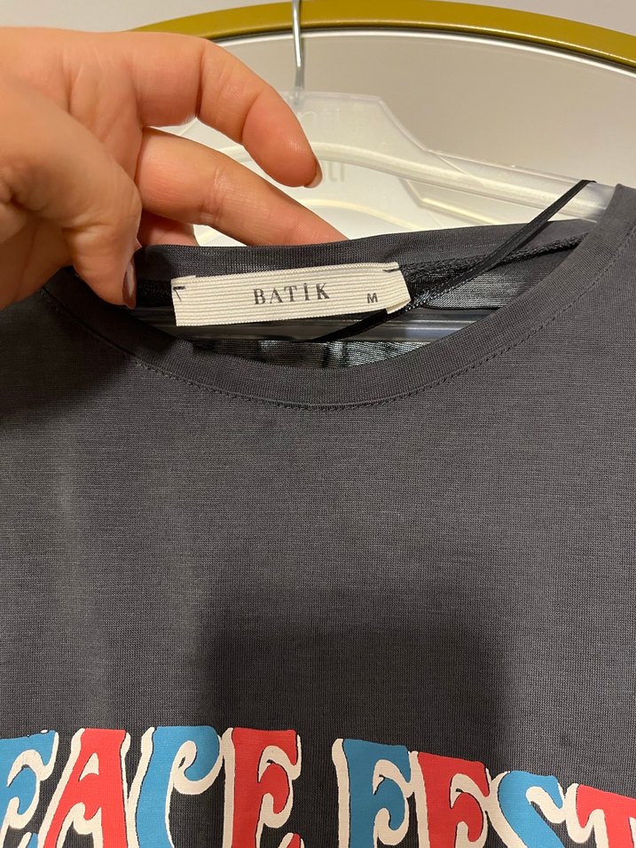 Rock Punk Baskılı Kadın Tişört - Görsel 3