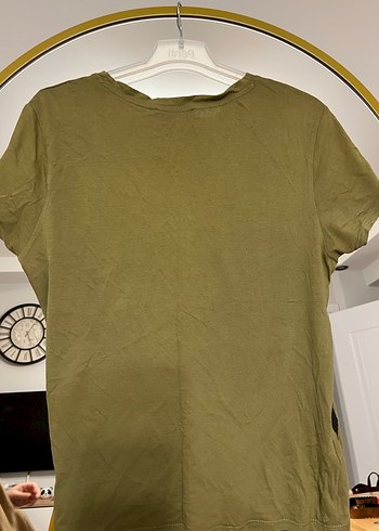 Mango Zebra Desenli Kısa Kollu Tişört - Görsel 3