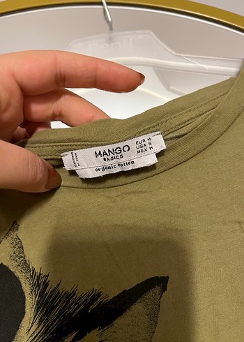 Mango Zebra Desenli Kısa Kollu Tişört - Görsel 2