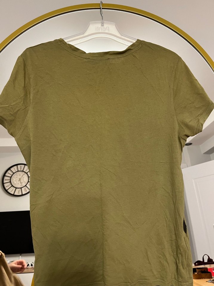 Mango Zebra Desenli Kısa Kollu Tişört - Görsel 3