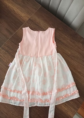Diğer Kız Çocuk Pembe Fırfırlı Elbise