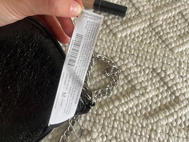  Beden Stradivarius siyah kol çanta