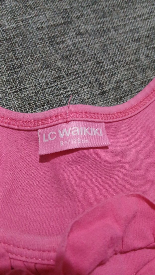 Kız Çocuk Pembe Volanlı Kolsuz Atlet - Görsel 2