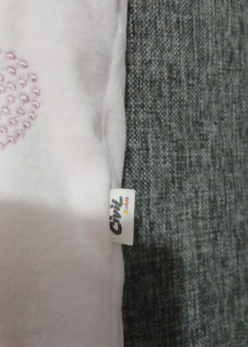 Pembe Nakışlı Örgü Bebek Kış Tulumu - Görsel 2