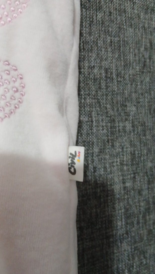 Pembe Nakışlı Örgü Bebek Kış Tulumu - Görsel 2