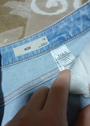 Kadın Mavi Pastel Mini Denim Şort - Görsel 2
