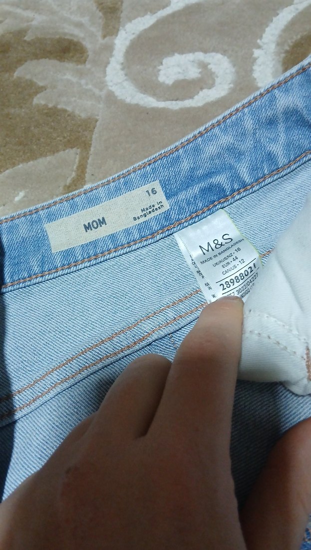 Kadın Mavi Pastel Mini Denim Şort - Görsel 2