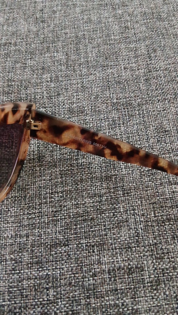 Kadın Kahverengi Retro Kedi Gözü Gözlük - Görsel 4