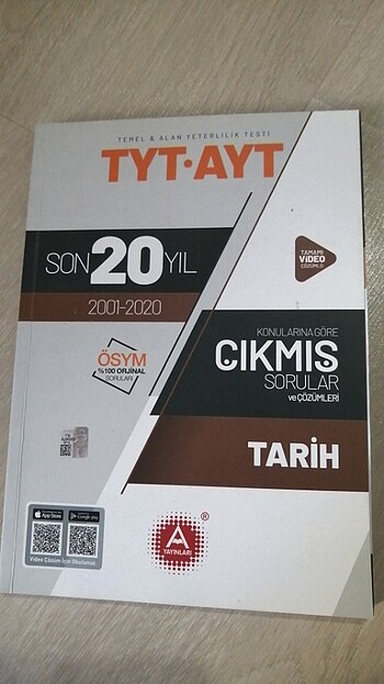 TYT-AYT TARİH SON 20 YIL ÇIKMIŞ SORULAR 