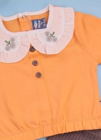 Kız Bebek Yakalı Bluz