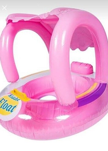 Pembe Gölgelikli Bebek Simidi 