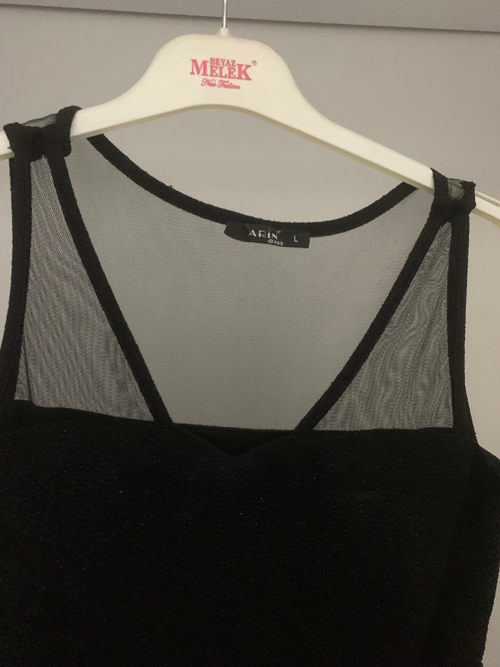 Bordo Siyah Uzun Gotik Abiye Elbise - Görsel 3