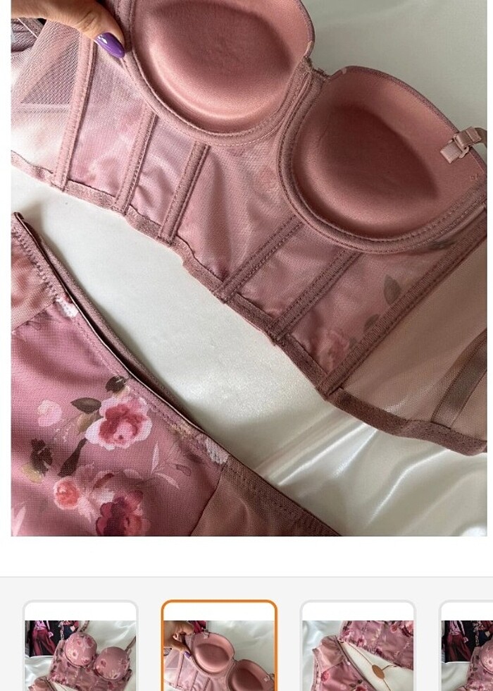 Destekli sütyen takımı 75 beden - Görsel 4