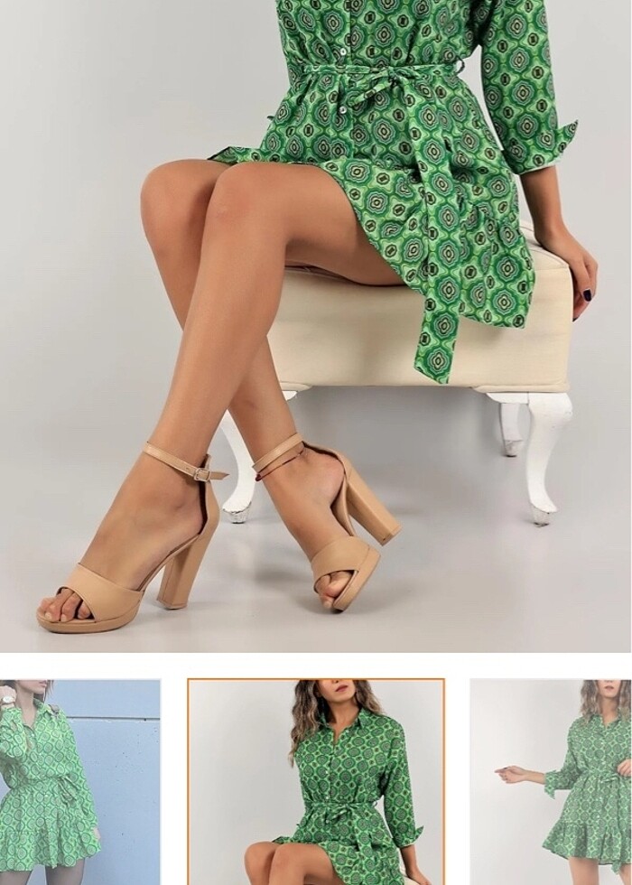 Madmex gömlek elbise - Görsel 2