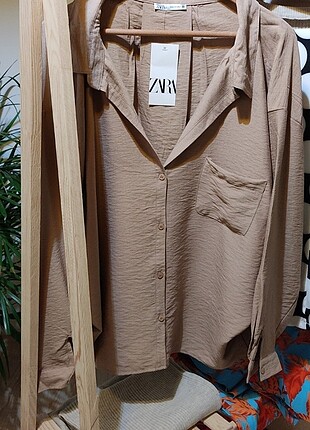 Zara keten oversize gömlek