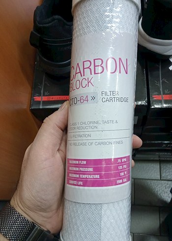  Beden Karbon Blok Su Filtresi Kartuşu CTO-64 4'lü