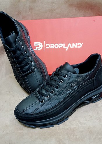 Siyah Yılan Desenli Bağcıklı Erkek Spor Ayakkabı - Görsel 5