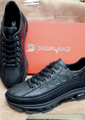 Siyah Yılan Desenli Bağcıklı Erkek Spor Ayakkabı - Görsel 3