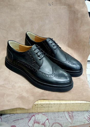 Siyah Bağcıklı Klasik Erkek Ayakkabısı - Görsel 2