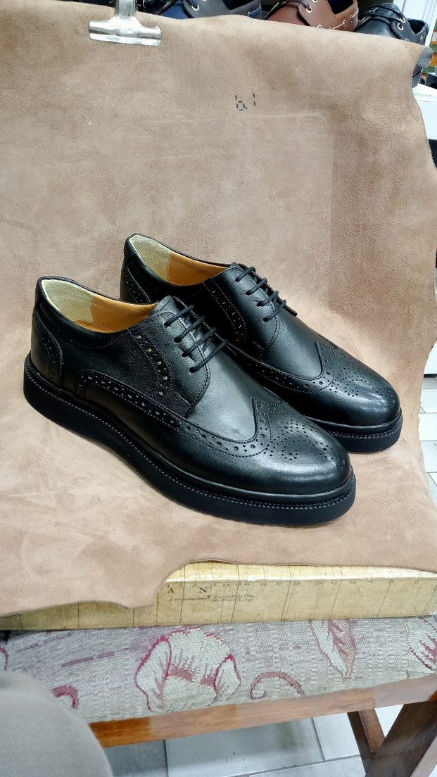 Siyah Bağcıklı Klasik Erkek Ayakkabısı - Görsel 2