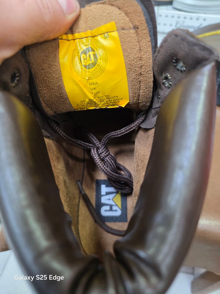 CAT HAKİKİ DERİ SIFIR BOT - Görsel 5