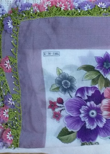 Yazma tülbent - Görsel 3