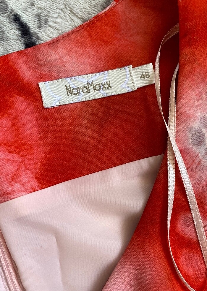 NARAMAXX KIRMIZI KADIN ELBİSE - Görsel 2