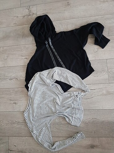 H&M ve LCW kız çocuk ince örme kumaş kazak