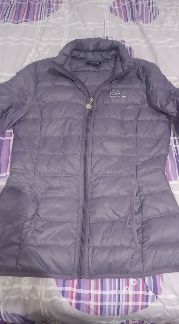 Grinin Tonlarında Kadın Kışlık Mont - Görsel 5