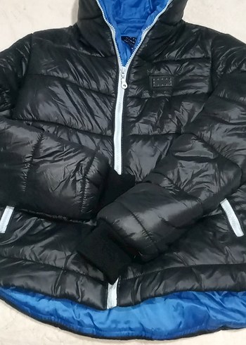 Siyah Fermuarlı Kısa Kadın Kışlık Mont - Görsel 2