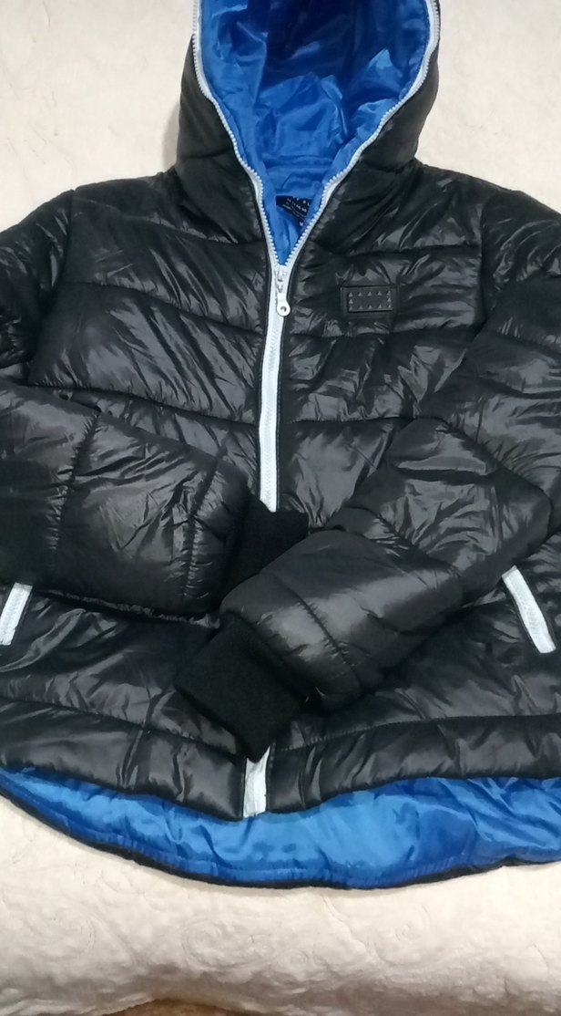 Siyah Fermuarlı Kısa Kadın Kışlık Mont - Görsel 2