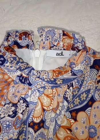 Uzun Kollu Desenli Bohem Elbise - Görsel 6