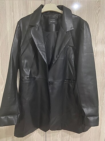 Deri blazer ceket